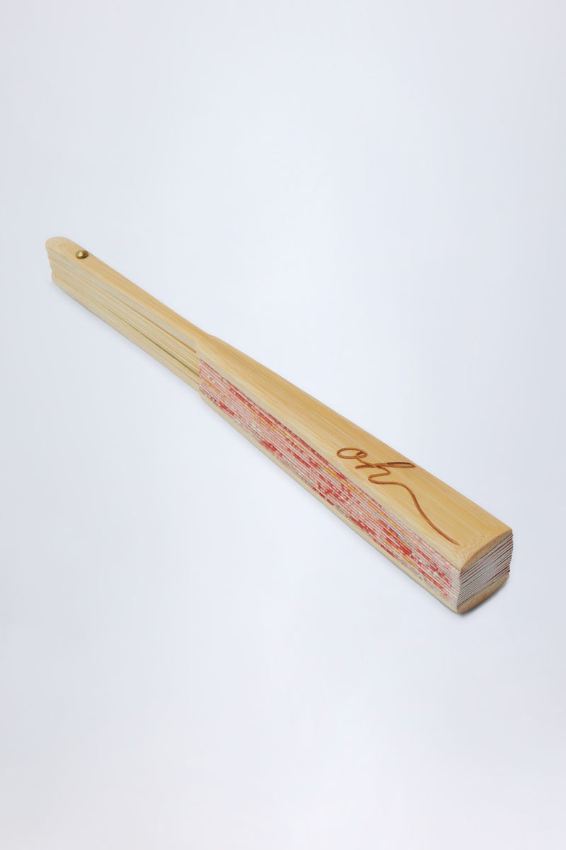 Folding Hand Fan in Pink